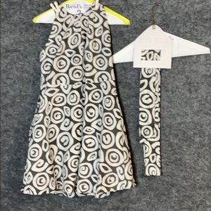 Linen West Bay Dress, size M.